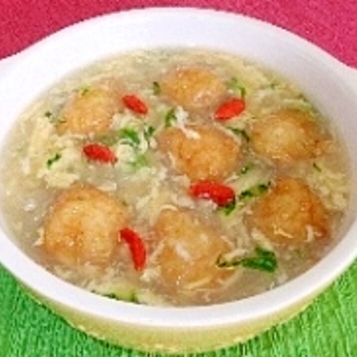 ◇つまみ揚げ(野菜)◆あっさりとろ~り♪春雨スープ